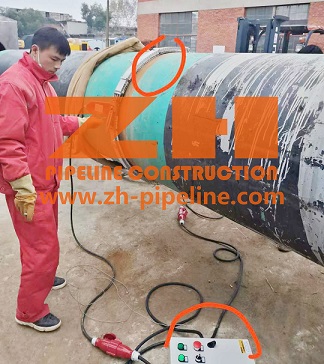 Induction Coil Heating for Pipeline Welding Work 